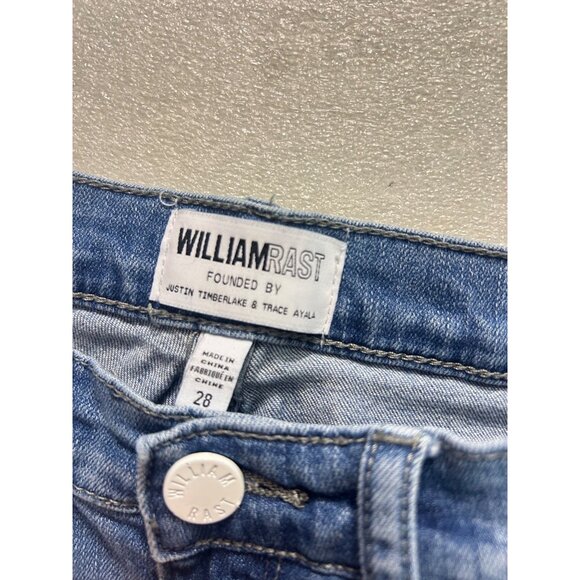 WILLIAM RAST Floral Embroidered Ankle Skinny Jeans Size 28 - Picture 7 of 7